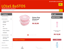 Tablet Screenshot of lojasbastos.com.br